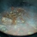 El cooksnap de Miguel Veira cuando hizo Pollo a la cerveza en disco de arado.