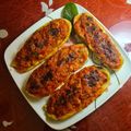 El cooksnap de Carmen Cruz cuando hizo Calabacines rellenos.