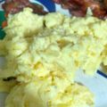 El cooksnap de Anabela Fulco cuando hizo Huevos revueltos.