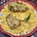 MrsRiasat Ali's cooksnap of when they made Basmati rice Chicken Biryani (homemade masala).