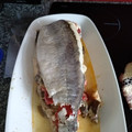 El cooksnap de stegui dominlama cuando hizo Merluza rellena en Thermomix.