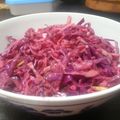El cooksnap de Becky cuando hizo Ensalada de col lombarda y remolacha con aderezo de mayonesa a la mostaza.