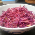 El cooksnap de Becky cuando hizo Ensalada de col lombarda y remolacha con aderezo de mayonesa a la mostaza.
