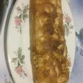 El cooksnap de Alejandra Valiente cuando hizo Budín vegano de banana manzana y canela.