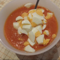 El cooksnap de Antonia García Fernández cuando hizo Salmorejo de calabacín.