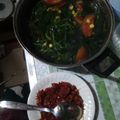 Cooksnap dari فيفي نور بيتي untuk resep Sayur bayem plus sambal bawang