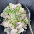 El cooksnap de Debora Zazulak cuando hizo Ceviche de Corvina.