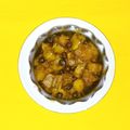Moumita Kundu's cooksnap of when they made কুমড়ো পটল ছক্কা (kumro potol chokka recipe in Bengali).
