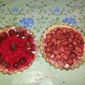 El cooksnap de Gaby cuando hizo Tarta Frutal (frutillas).