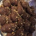 Cooksnap από Chrysanthi Polyzogopoulou στη συνταγή Βίγκαν μελομακάρονα χωρίς ζάχαρη