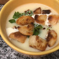 El cooksnap de Cele cuando hizo Sopa crema de cebolla y papa.