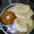 Geeta Panchbhai का कुकस्नैप जब उन्होंने छोले भटूरे(choley bhature recipe in Hindi) बनाया था।