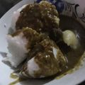 Sa'adah Eelham Abduho's cooksnap of when they made Tuwon shinkafa with miyan kuka (Baobab) #Abuja.