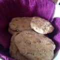 El cooksnap de Karina Ampuero cuando hizo Pan pita integral rápido.