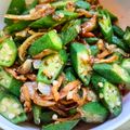 Cooksnap dari Cindy Nixon untuk resep Tumis okra teri
