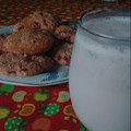 El cooksnap de Rocio Beron cuando hizo Galletitas de avena y frutillas 🍓 🍓 Galletas avena y fresas 🍓.
