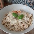 Cooksnap de Emilie Moisan sur la recette Pâtes Penne Champignons et Moutarde