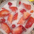 El cooksnap de Virginia. cuando hizo Fresas con leche.