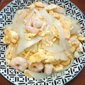 庭秀 的 洋蔥蝦仁炒蛋 / 家常菜 cooksnap