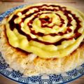 El cooksnap de Arianne cuando hizo Tarta de queso de limón estilo la Viña con lemon curd.