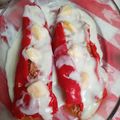 El cooksnap de Maria Paz Dominguez/ @pacitamama en instagram cuando hizo Pimientos rojos rellenos al horno.