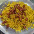 Seema Gupta का कुकस्नैप जब उन्होंने मूंगफली पोहा (moongfali poha recipe in Hindi) बनाया था।