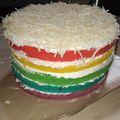Cooksnap dari Sulis Aku untuk resep 10. Rainbow Cake Ny. Liem Super Lembut