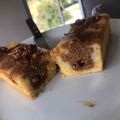 El cooksnap de Valeria Mirabaje cuando hizo Budín marmolado.
