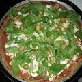 El cooksnap de Rosana Gonzalez cuando hizo Pizza con masa de harina integral y harina de avena.