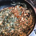 El cooksnap de Dagoberto cuando hizo Espinacas a la crema.