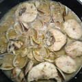 El cooksnap de Roberto cuando hizo Merluza en salsa verde con almejas.