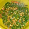 Cooksnap dari Litha Setiawan untuk resep Resep Tumis daun pepaya dan daun singkong tidak pahit