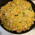 El cooksnap de Juan A. Riera cuando hizo Cuscús al curry con gambas y mejillones.