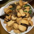 黑糖扇貝 的 三杯米血杏鮑菇 cooksnap