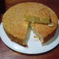 El cooksnap de Romi cuando hizo Torta de queso y cebolla.