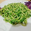 El cooksnap de Mica torres cuando hizo Spaghetti con salsa de espinaca.