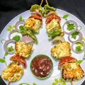 Vandana Johri का कुकस्नैप जब उन्होंने पनीर मखमली टिक्का (Paneer Makhmali Tikka) बनाया था।