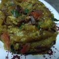 Sushmita Chakraborty's cooksnap of when they made Baingan bhartha / brinjal bharta.