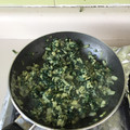 El cooksnap de valencia cuando hizo Espinacas con huevo para desayunar.