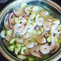 El cooksnap de RosyCocina cuando hizo Aguachiles.
