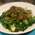 Cooksnap của 🤤🤤🤤Châu Kim Tuyến🤤🤤🤤 khi họ làm theo món Rau chân vịt trộn gia vị 시금치 무침