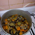 El cooksnap de Elena Olguin cuando hizo Escabeche de berenjena con verduras.