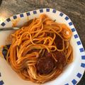 El cooksnap de Carla Vidal cuando hizo Macarrones con chorizo y bacon.