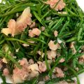 謝寶雲 的 清炒水蓮 cooksnap