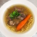 Magyarné Nyírő Kati Cooksnap-ja, amikor elkészítette a(z) Húsleves vegyes húsból receptet.