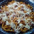 Tornyos-Csák Ildikó Cooksnap-ja, amikor elkészítette a(z) Rakott makaróni csípős húsgombóccal és koktélparadicsommal receptet.