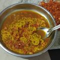 Anupa Prajapati's cooksnap of when they made પેરી પેરી મેગી (Peri Peri Meggi Recipe In Gujarati).