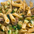 El cooksnap de Ana Mingorance cuando hizo Tagliatelle con calabacín y champiñones.