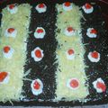 Cooksnap dari Mudrikatul Adawiyah ( Dapur Gh2 ) untuk resep Cake coklat kukus topping suka suka