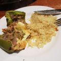 El cooksnap de Scarlet Rre cuando hizo Pimentones rellenos con pollo.